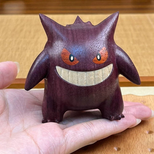 Wooden Gengar Figurine - itswaii
