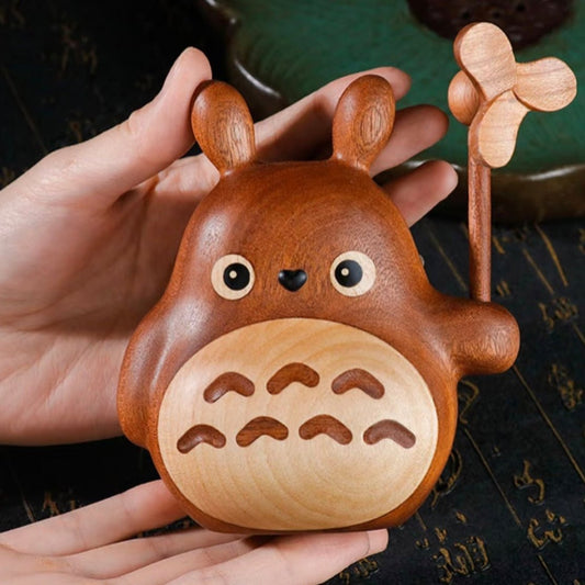 Wooden Totoro Figurine - itswaii